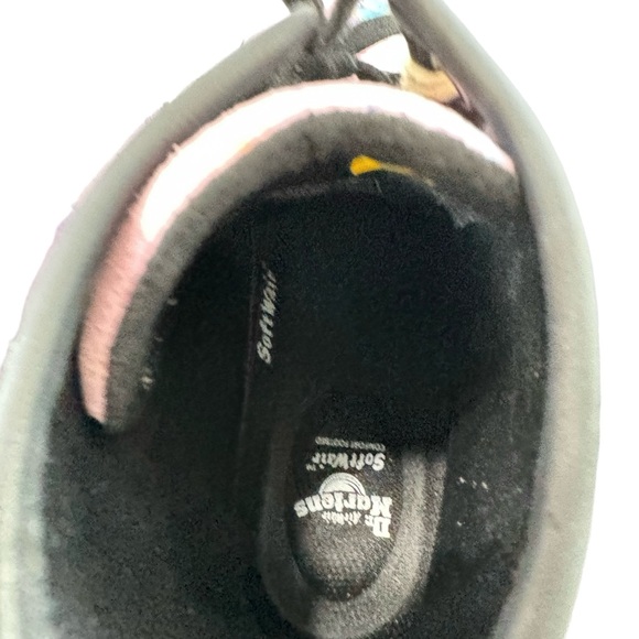 Dr. Martens Sheridan Pink Confetti Suede Lace-Up Boots Women’s Size 7 - Picture 11 of 16